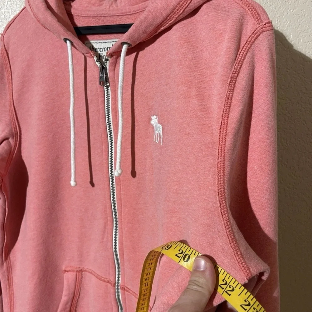 Pink Y2K Abercrombie & Fitch zip up hoodie - Picture 6 of 6